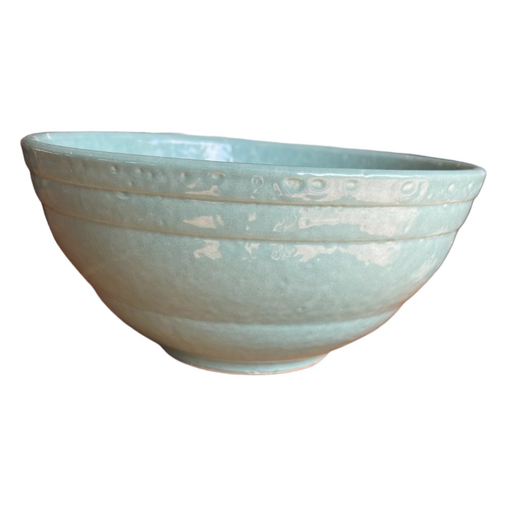 Vintage sage green beehive bowl